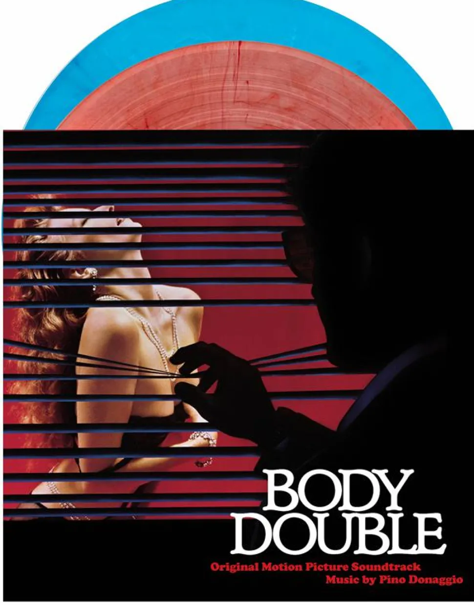 Body Double (1984) - Original Motion Picture Soundtrack by Pino Donaggio 2xLP Vinyl Record (Red & Blue Coloured Vinyl)