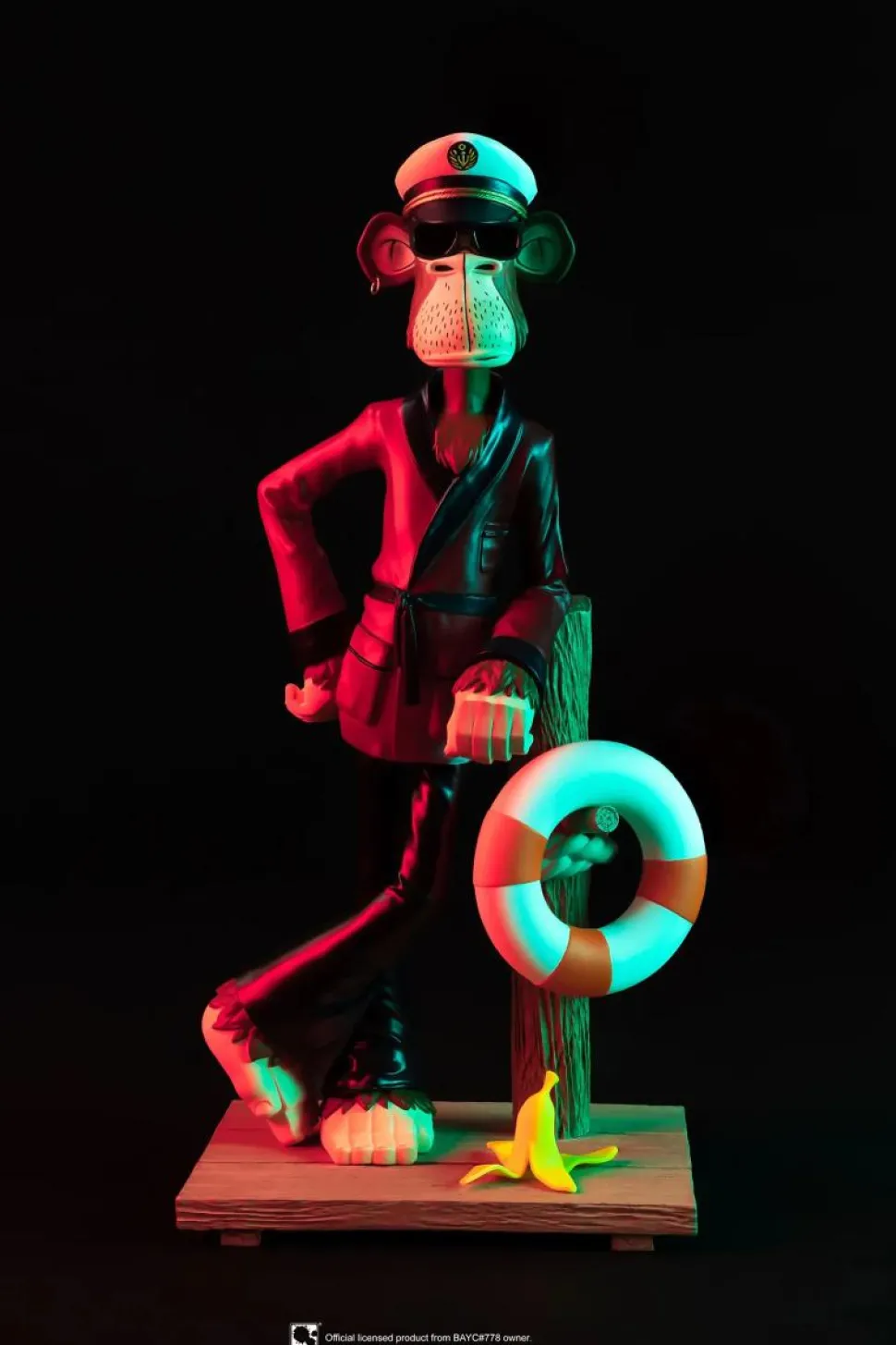 Bored Ape Yacht Club - Bored Captain Ape 1/8th Scale Statue