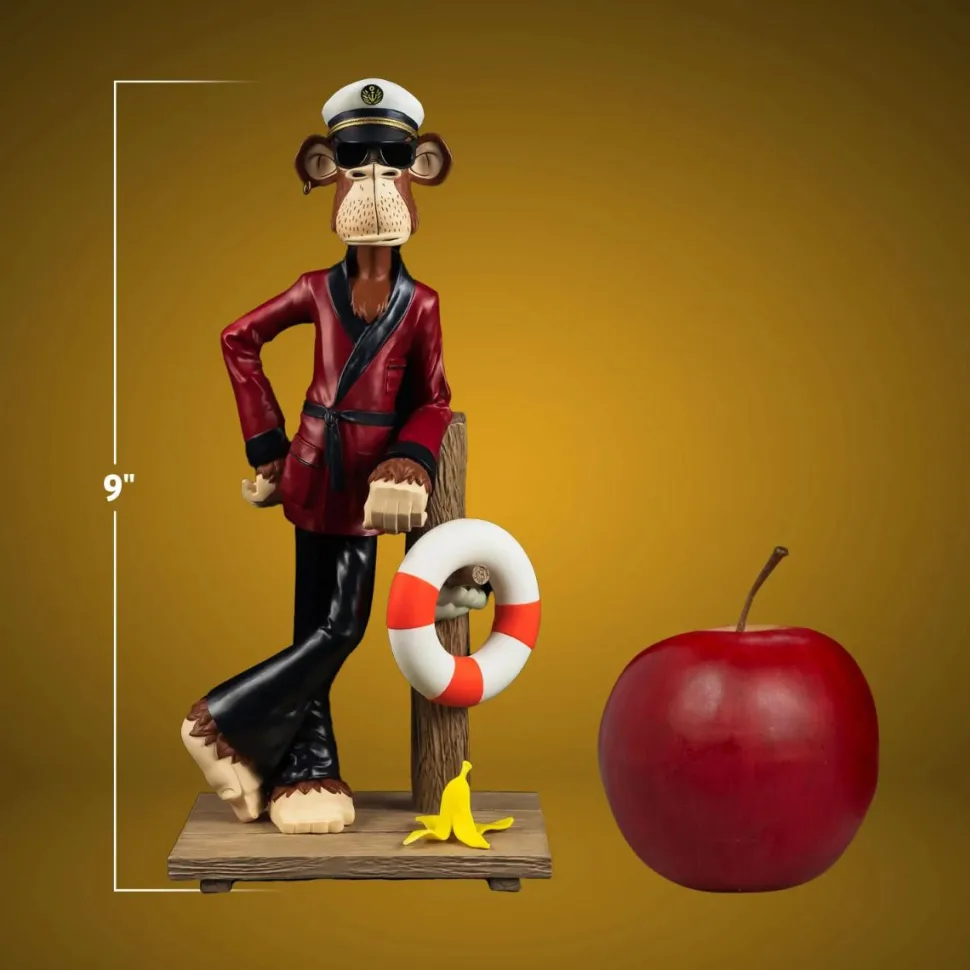 Bored Ape Yacht Club - Bored Captain Ape 1/8th Scale Statue