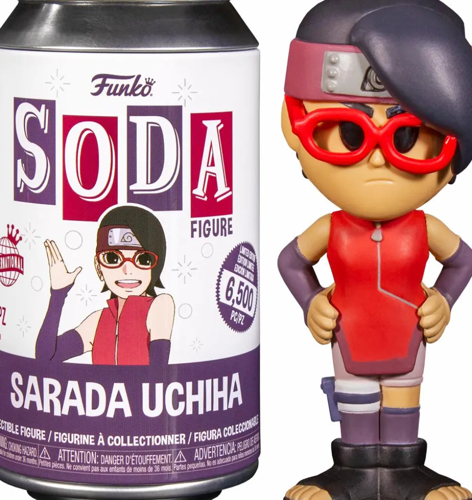 Boruto: Naruto Next Generations - Sarada Uchiha SODA Vinyl Figure in Collector Can (International Edition)