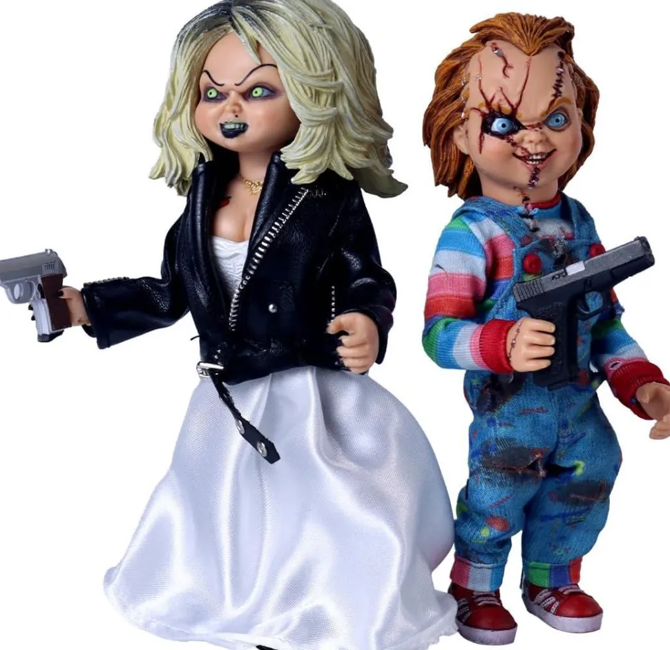 Bride of Chucky - Chucky and Tiffany Clothed 8" Action Figure 2-Pack