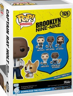 Brooklyn Nine-Nine - Captain Raymond Holt with Cheddar Pop! Vinyl Figure