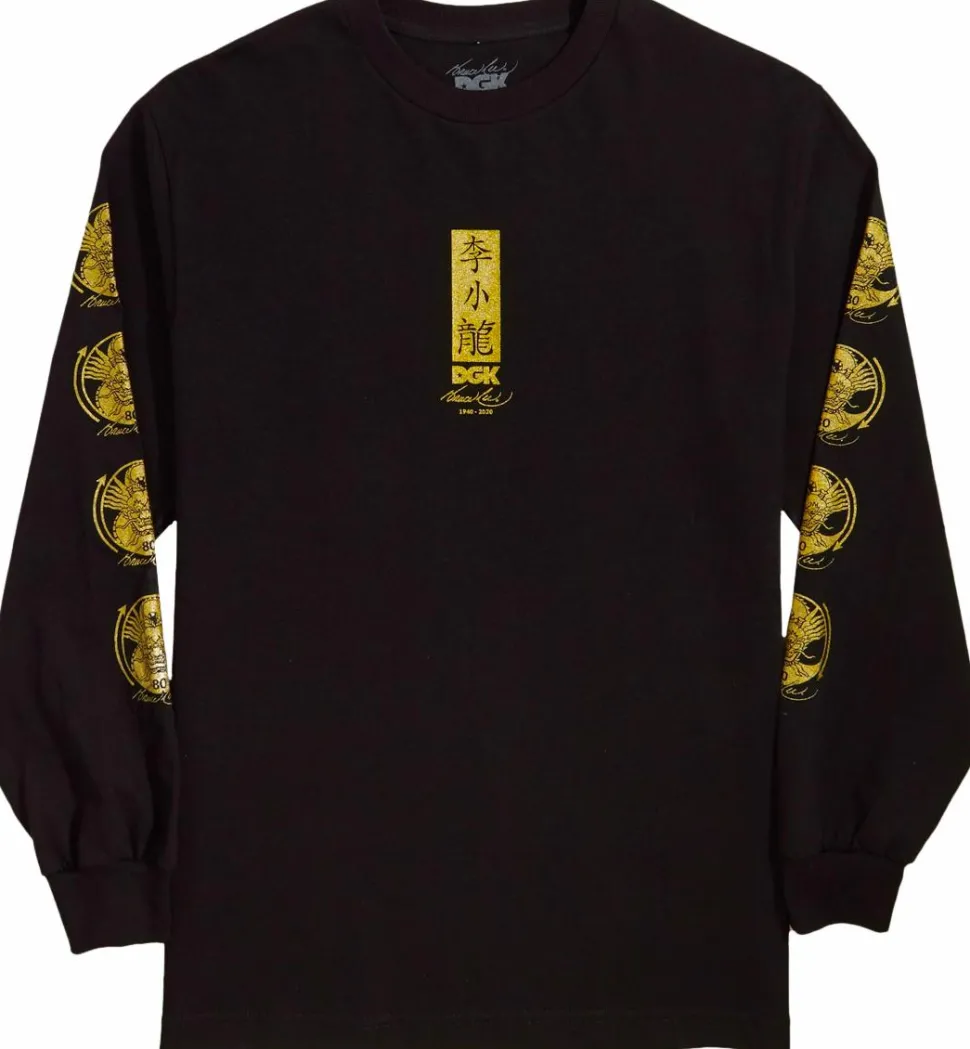 Bruce Lee - DGK x Bruce Lee Anniversary Black Long Sleeve T-Shirt
