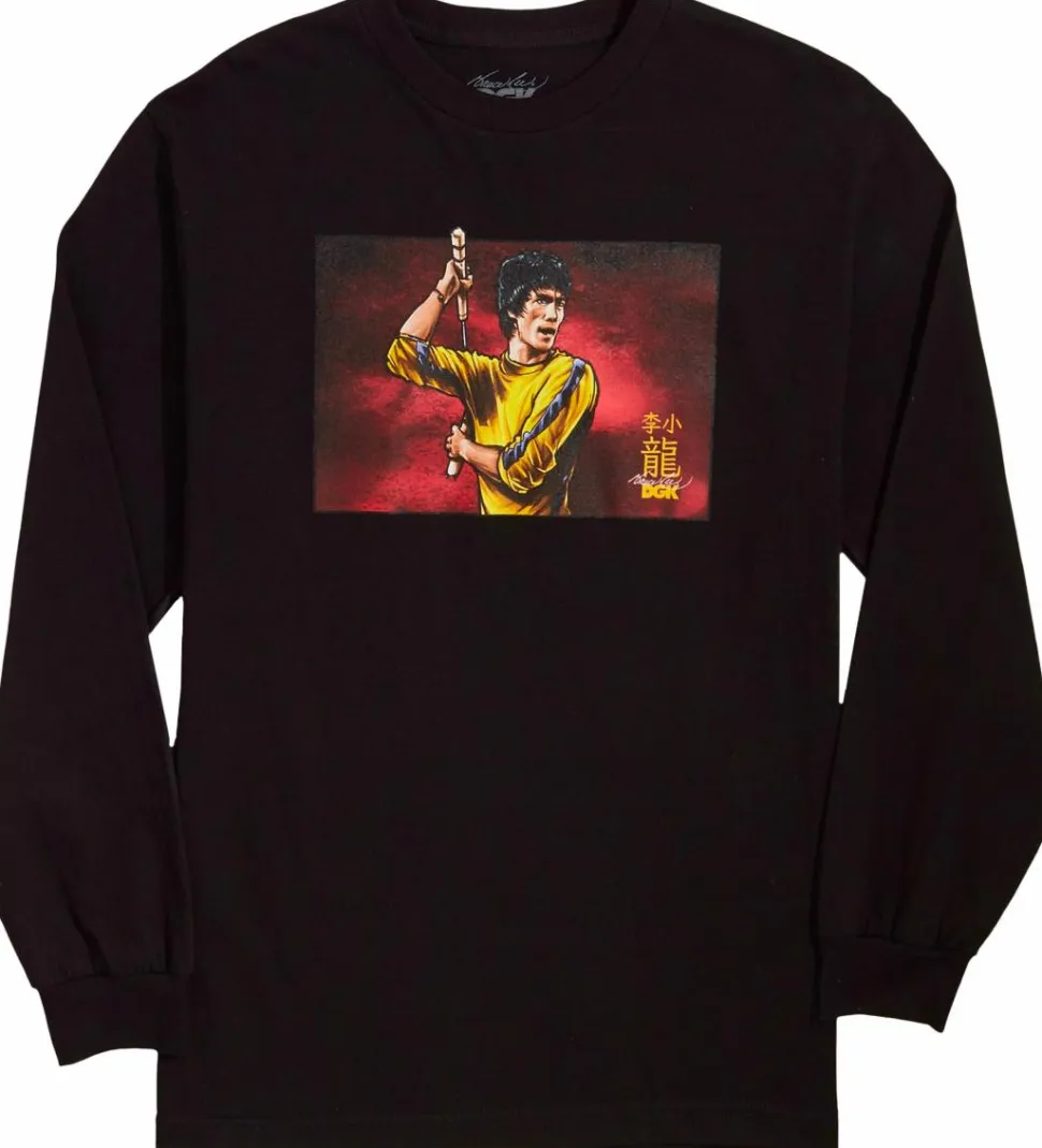 Bruce Lee - DGK x Bruce Lee Technique Black Long Sleeve T-Shirt