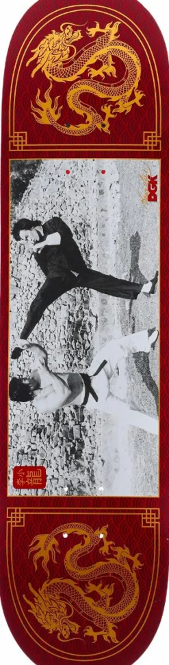Bruce Lee - DGK x Bruce Lee Double Dragon 8.0" Skateboard Deck (Deck Only)