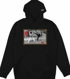 Bruce Lee - DGK x Bruce Lee Double Dragon Black Sweatshirt Hoodie