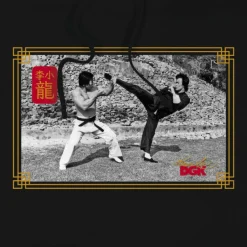 Bruce Lee - DGK x Bruce Lee Double Dragon Black Sweatshirt Hoodie