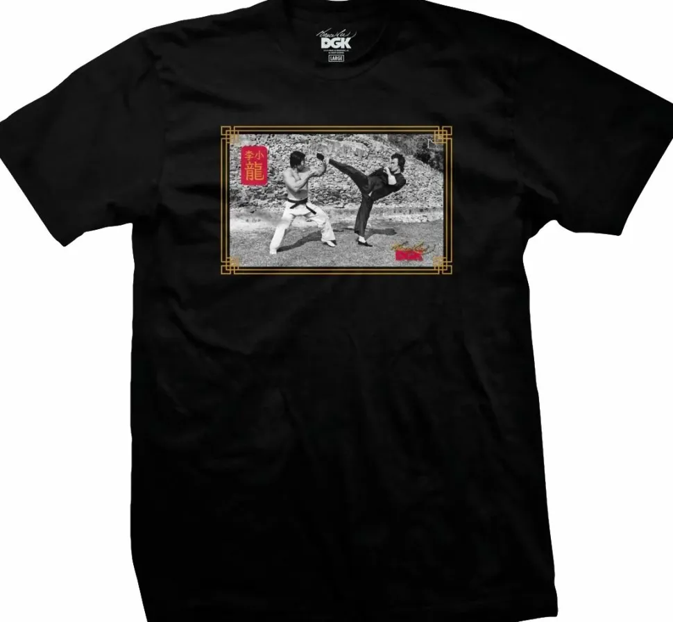 Bruce Lee - DGK x Bruce Lee Double Dragon Black T-Shirt