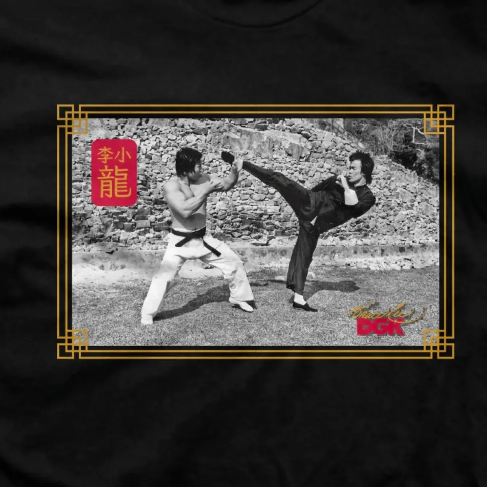 Bruce Lee - DGK x Bruce Lee Double Dragon Black T-Shirt