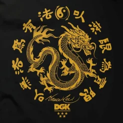 Bruce Lee - DGK x Bruce Lee Double Dragon Black T-Shirt