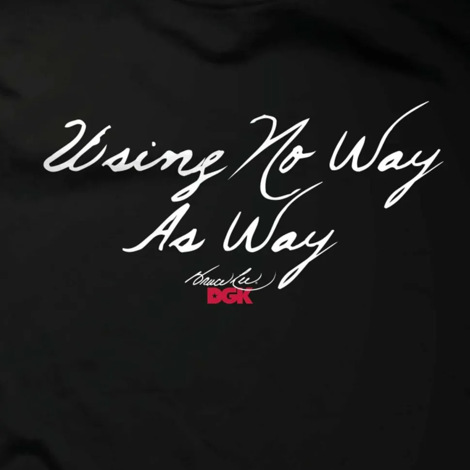 Bruce Lee - DGK x Bruce Lee No Way As Way Black T-Shirt