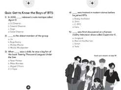 BTS - 96 Facts About BTS: Quizzes, Quotes, Questions, and More! Paperback Book