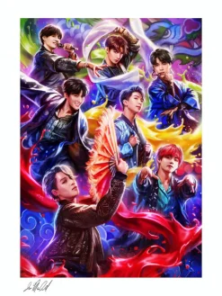 BTS - BTS: Idol 12” x 16” Fine Art Print by Ian MacDonald