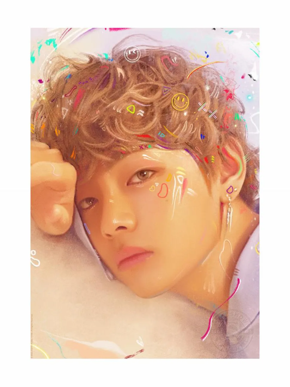 BTS - Love Yourself 12” x 16” Fine Art Print Set by Kildren (Set of 7)