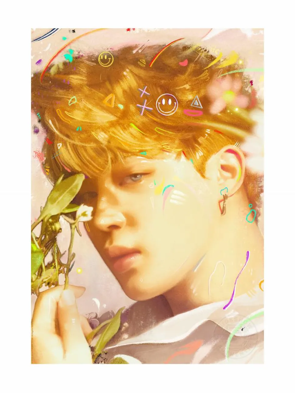 BTS - Love Yourself 12” x 16” Fine Art Print Set by Kildren (Set of 7)