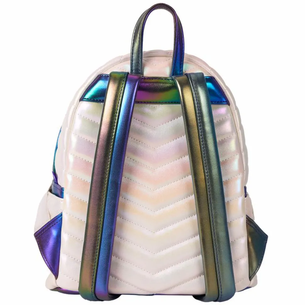 BTS - Pop! Iridescent Quilted 10" Faux Leather Mini Backpack