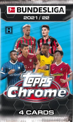 Bundesliga Football (Soccer) - 2021/22 Topps Chrome Lite Soccer Trading Cards Hobby Pack (4 Cards)