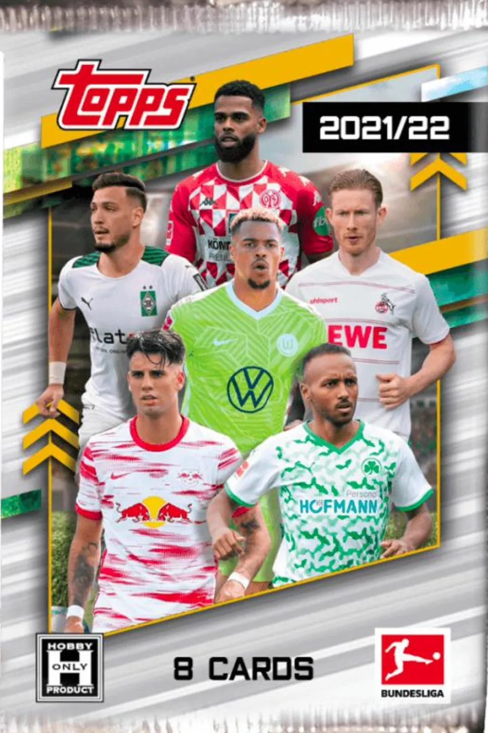 Bundesliga Football (Soccer) - 2021/22 Topps Soccer Trading Cards Hobby Box (Display of 24)