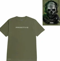 Call of Duty - Call of Duty x Primitive Ghost Military Green T-Shirt