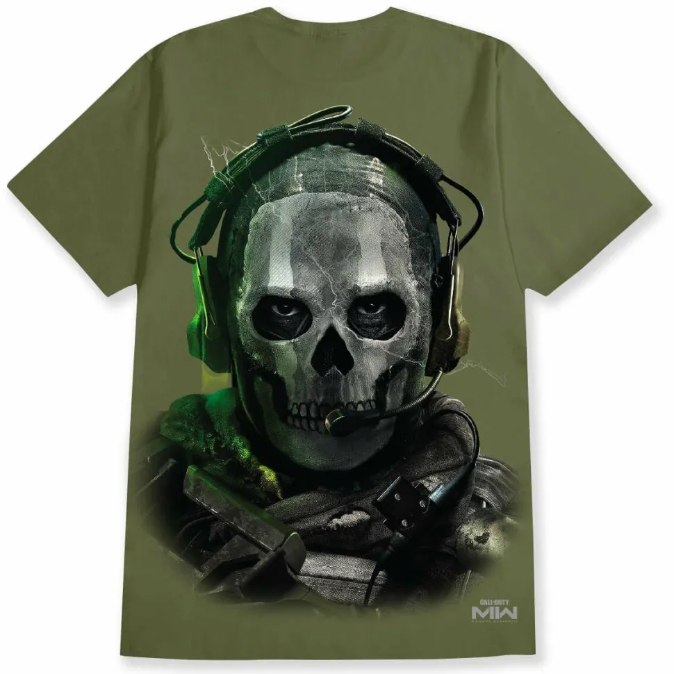 Call of Duty - Call of Duty x Primitive Ghost Military Green T-Shirt