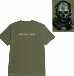 Call of Duty - Call of Duty x Primitive Ghost Military Green T-Shirt