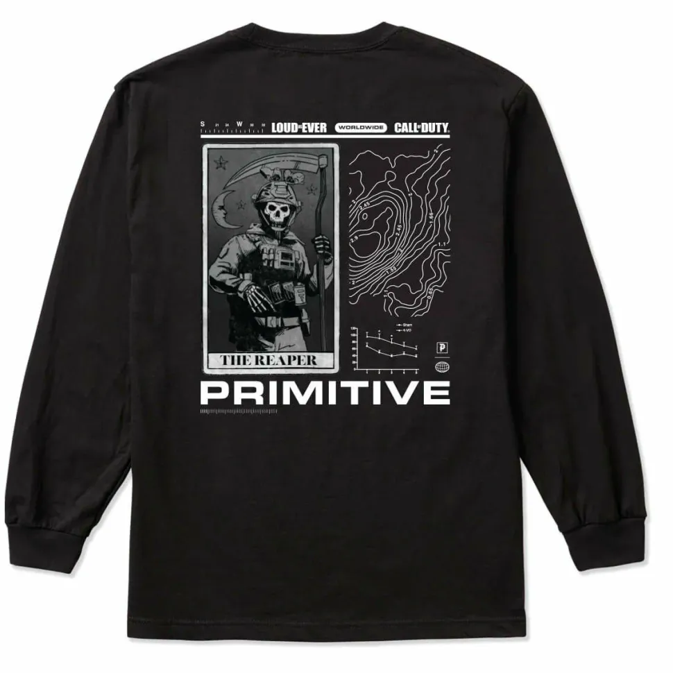 Call of Duty - Call of Duty x Primitive Tactics Black Long Sleeve T-Shirt