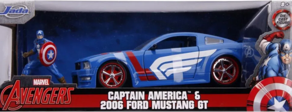Captain America - 2006 Ford Mustang GT 1/24th Scale Die-Cast Vehicle