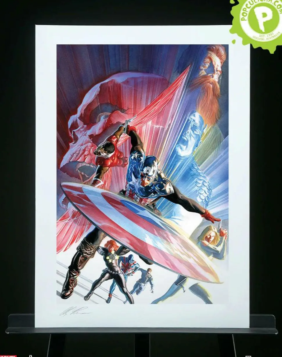 Captain America - Captain America Issue #600 Fine Art Print by Alex Ross
