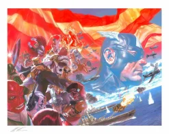 Captain America - Captain America: Winter in America Fine Art Print by Alex Ross