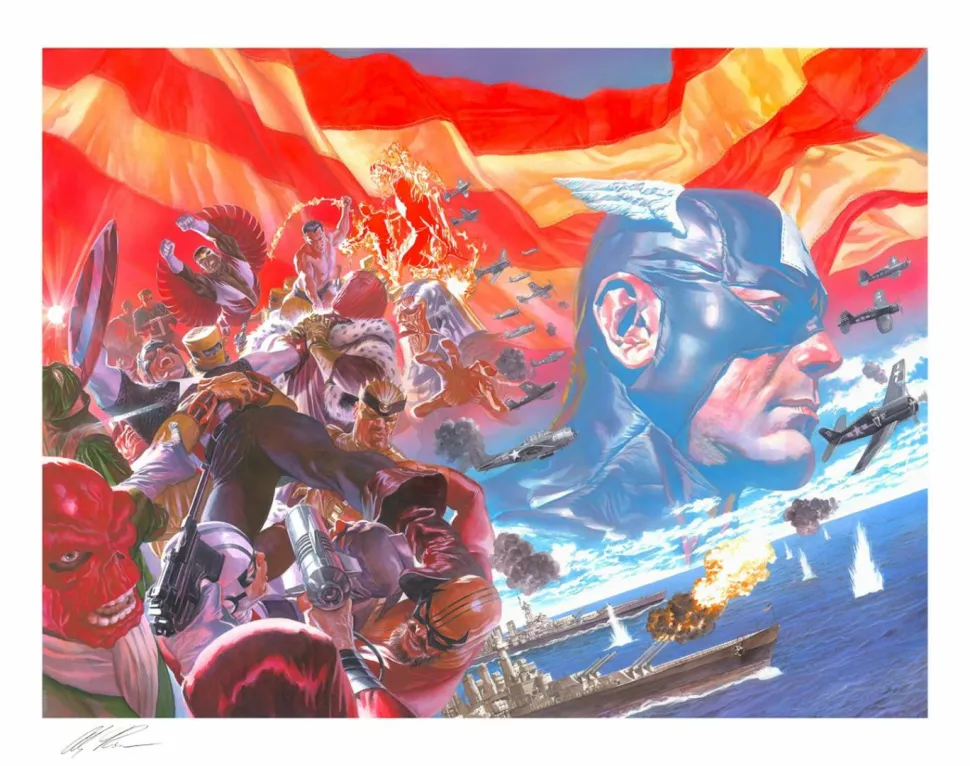 Captain America - Captain America: Winter in America Fine Art Print by Alex Ross