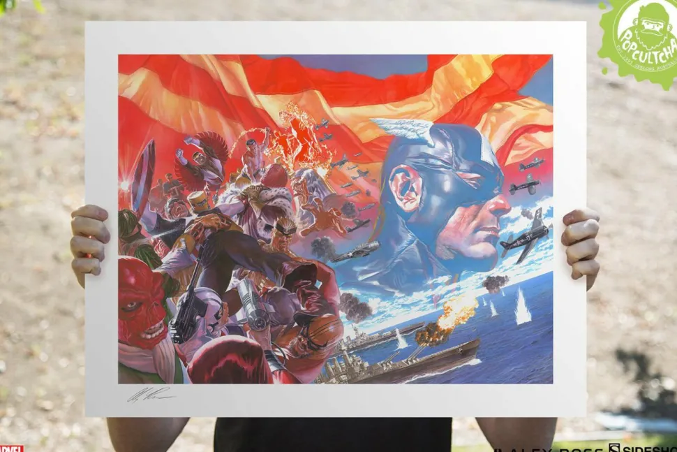Captain America - Captain America: Winter in America Fine Art Print by Alex Ross
