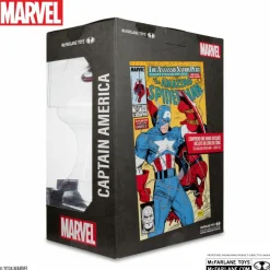 Captain America - Captain America (The Amazing Spider-Man #323) by Todd McFarlane 1/6th Scale PVC Posed Figure with Comic Book