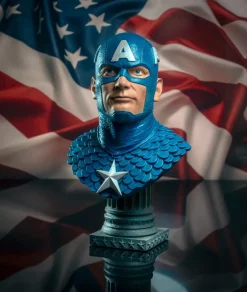 Captain America - Captain America Legends in 3D 1/2 Scale Bust