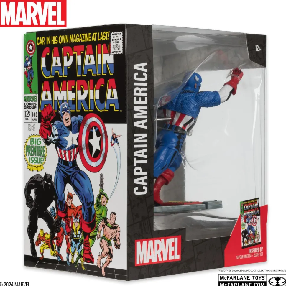 Captain America - Captain America (Captain America #100) 1/10th Scale PVC Posed Figure