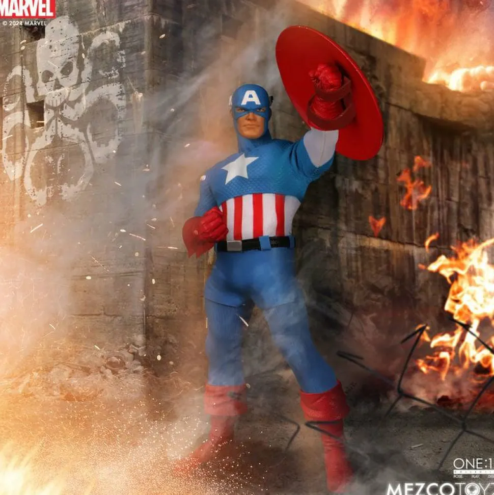 Captain America - Captain America (Silver Age) One:12 Collective 1/12th Scale Action Figure