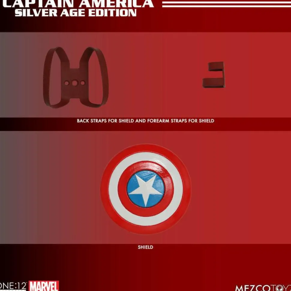 Captain America - Captain America (Silver Age) One:12 Collective 1/12th Scale Action Figure