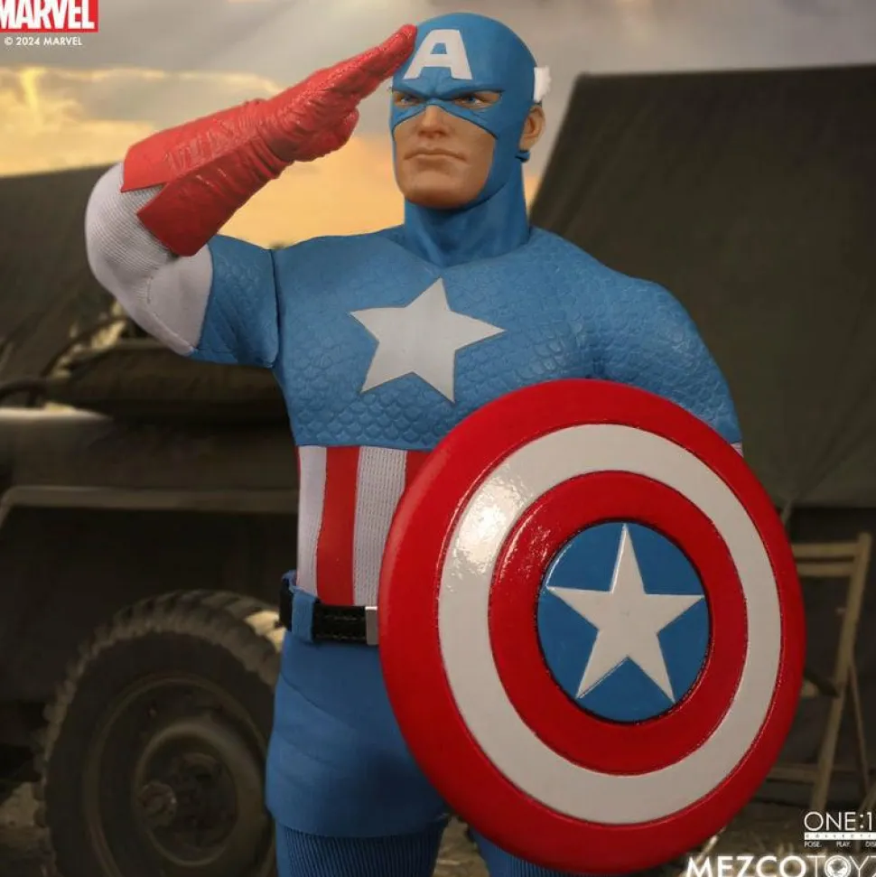 Captain America - Captain America (Silver Age) One:12 Collective 1/12th Scale Action Figure