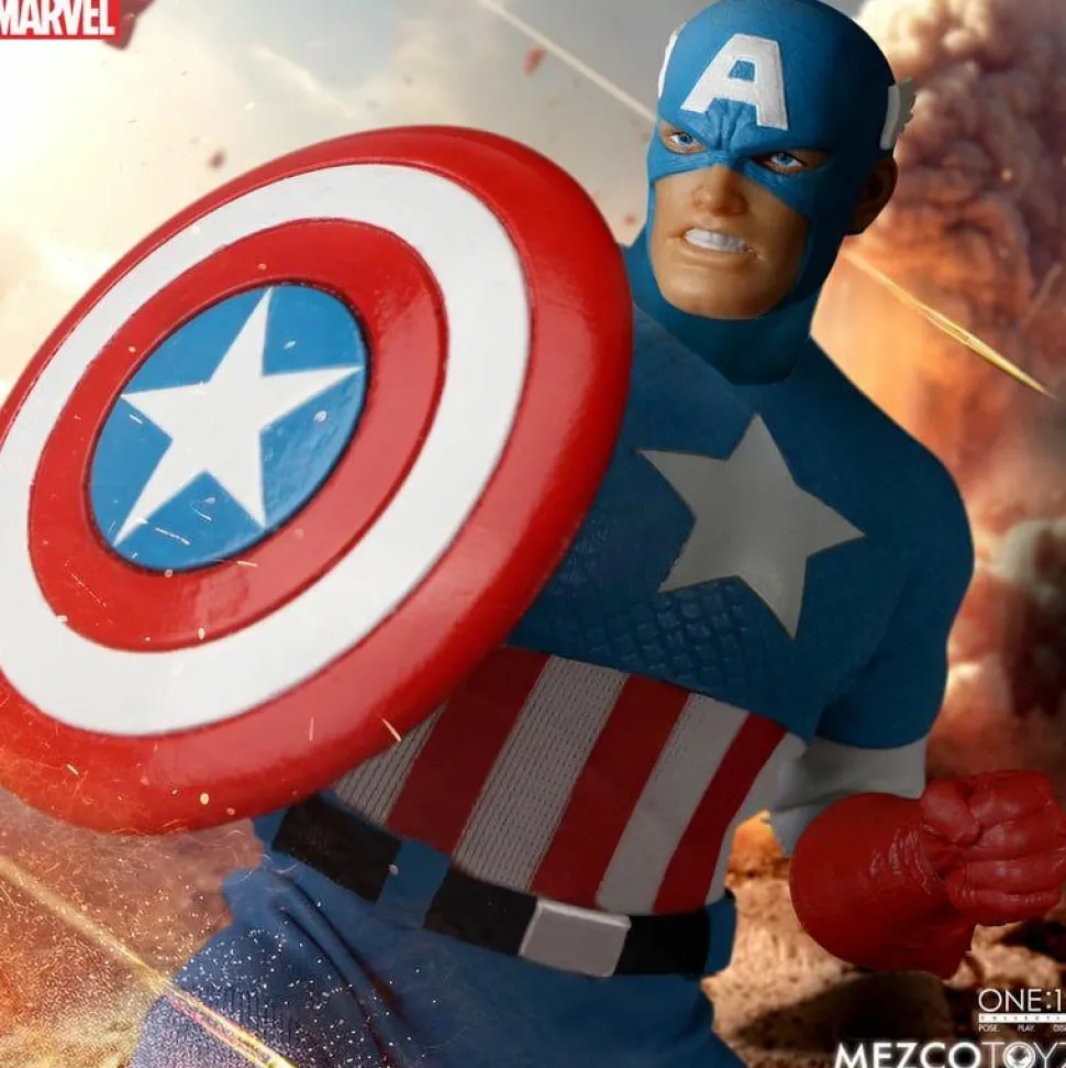 Captain America - Captain America (Silver Age) One:12 Collective 1/12th Scale Action Figure