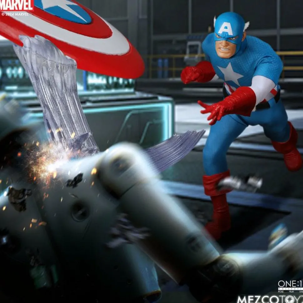 Captain America - Captain America (Silver Age) One:12 Collective 1/12th Scale Action Figure