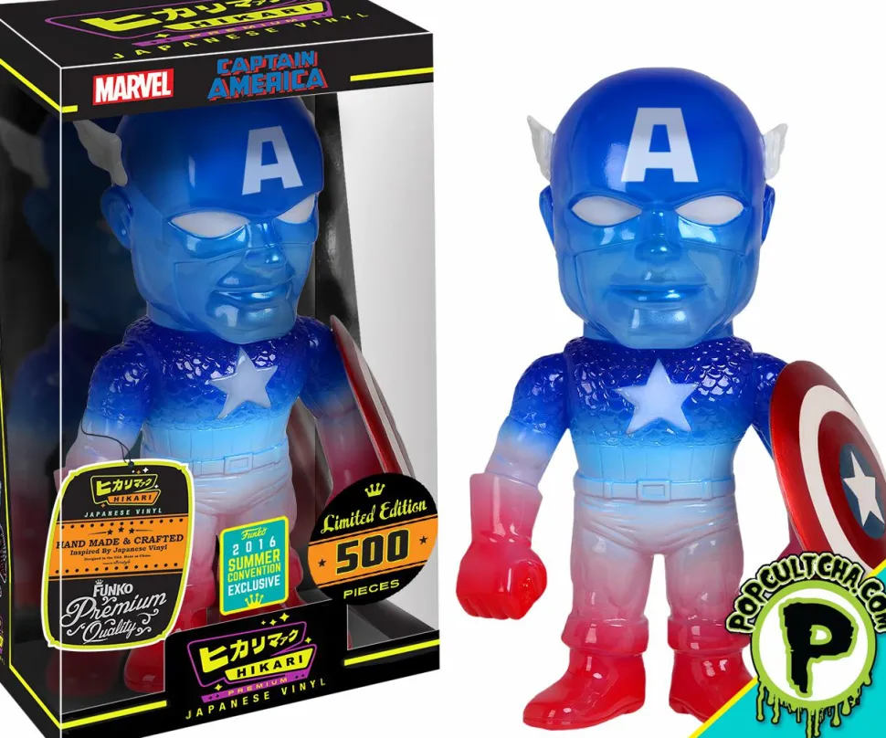 Captain America - Hikari Captain America Star-Spangled Japanese Vinyl Figure (2016 Summer Convention Exclusive)