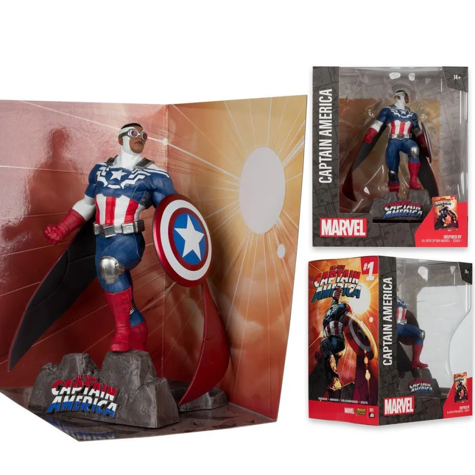 Captain America - Sam Wilson Captain America (All-New Captain America #1) 1/10th Scale PVC Posed Figure