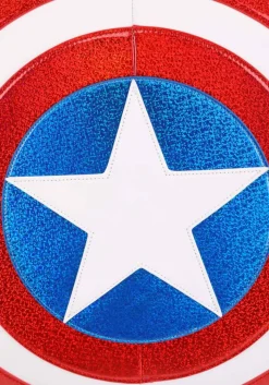 Captain America - Shield 17" Faux Leather Backpack