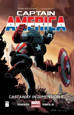 Captain America - Volume 01 Castaway in Dimension Z Book 01 Premiere HC (Hardcover Book)