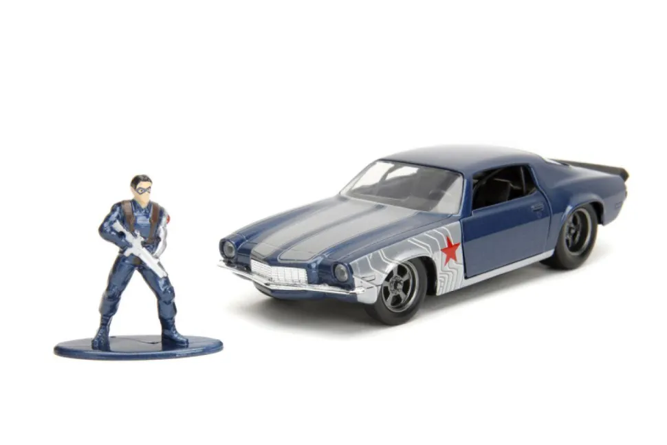 Captain America - Winter Soldier & 1973 Chevrolet Camaro 1/32 Scale Die-Cast Vehicle Replica