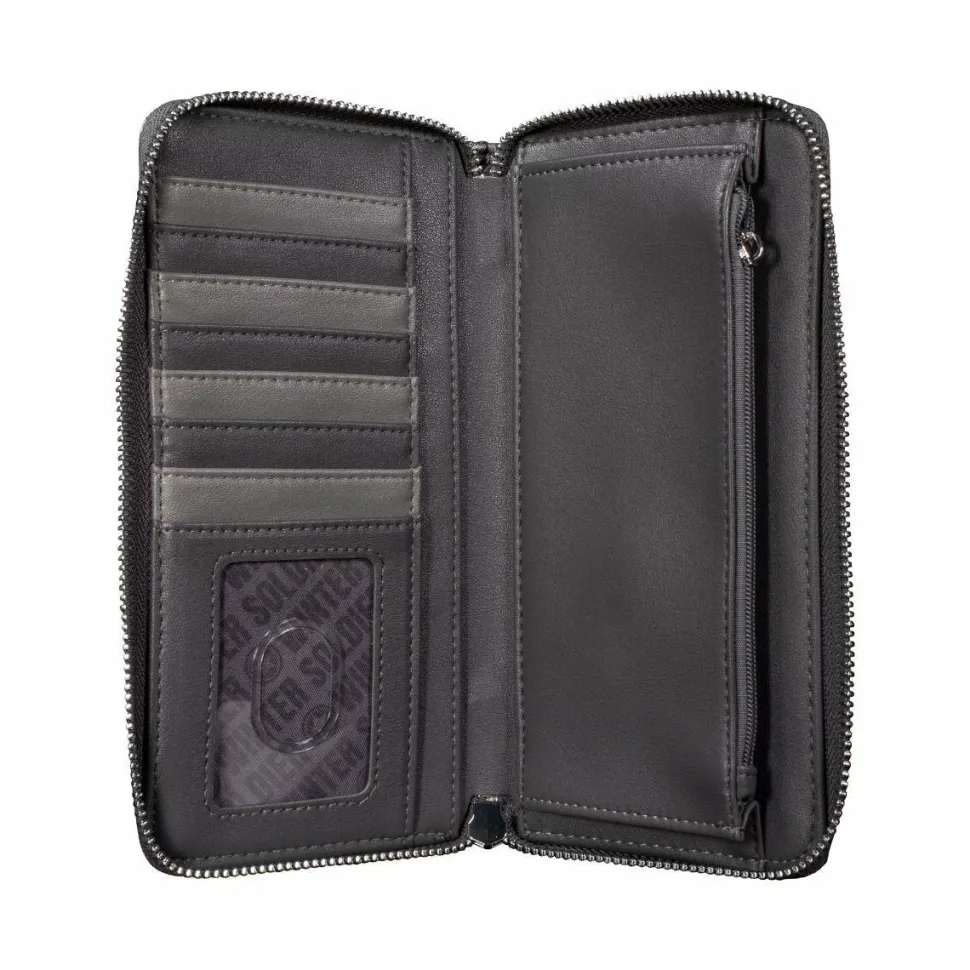 Captain America - Winter Soldier Cosplay 8” Faux Leather Zip-Around Wallet