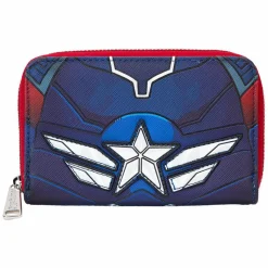 Captain America: Brave New World - Cosplay 4" Faux Leather Zip-Around Wallet