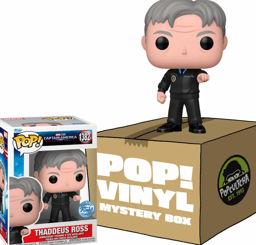 Captain America: Brave New World - Thaddeus Ross Mystery Box (Includes Thaddeus Ross & 3 Exclusive Pop! Vinyl Figures)