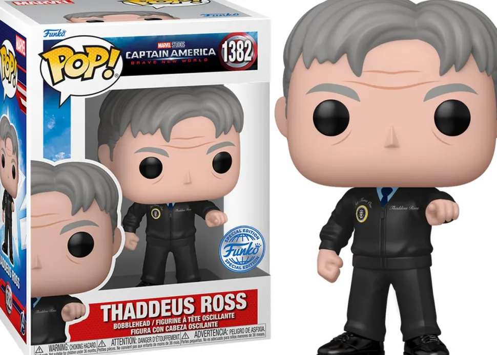 Captain America: Brave New World - Thaddeus Ross Mystery Box (Includes Thaddeus Ross & 3 Exclusive Pop! Vinyl Figures)