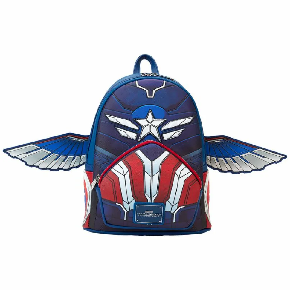 Captain America: Brave New World - Cosplay 10" Faux Leather Mini Backpack