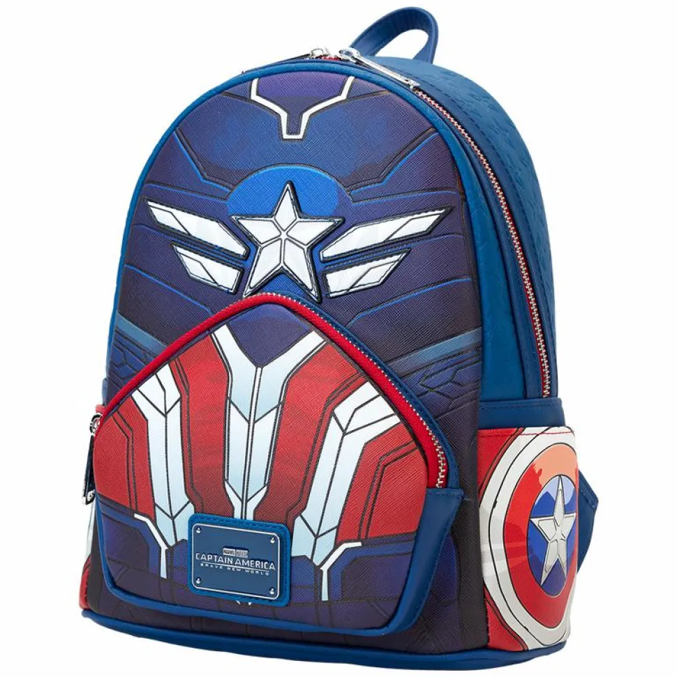 Captain America: Brave New World - Cosplay 10" Faux Leather Mini Backpack